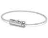 pyramid guilloche cable bracelet le 9g